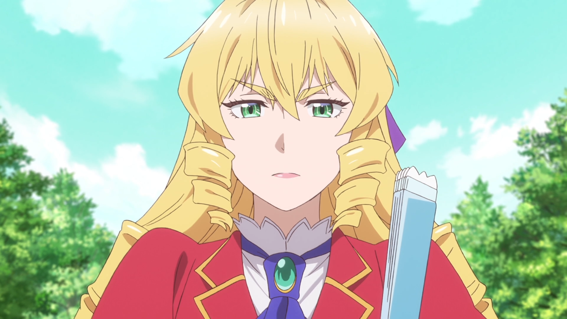 Download Anime From Bureaucrat To Villainess: Dad's Been Reincarnated! Grace Auvergne HD Wallpaper