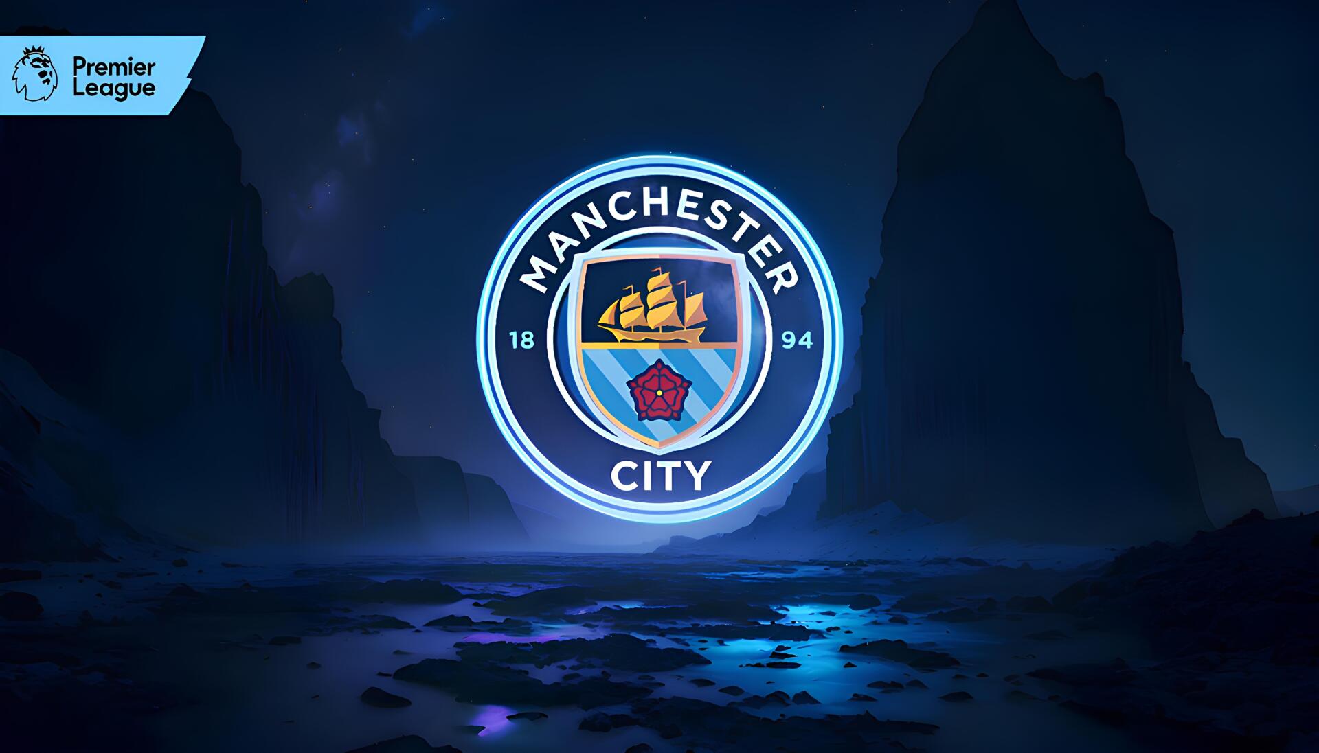 Download Logo Manchester City F.C. 4k Ultra HD Wallpaper