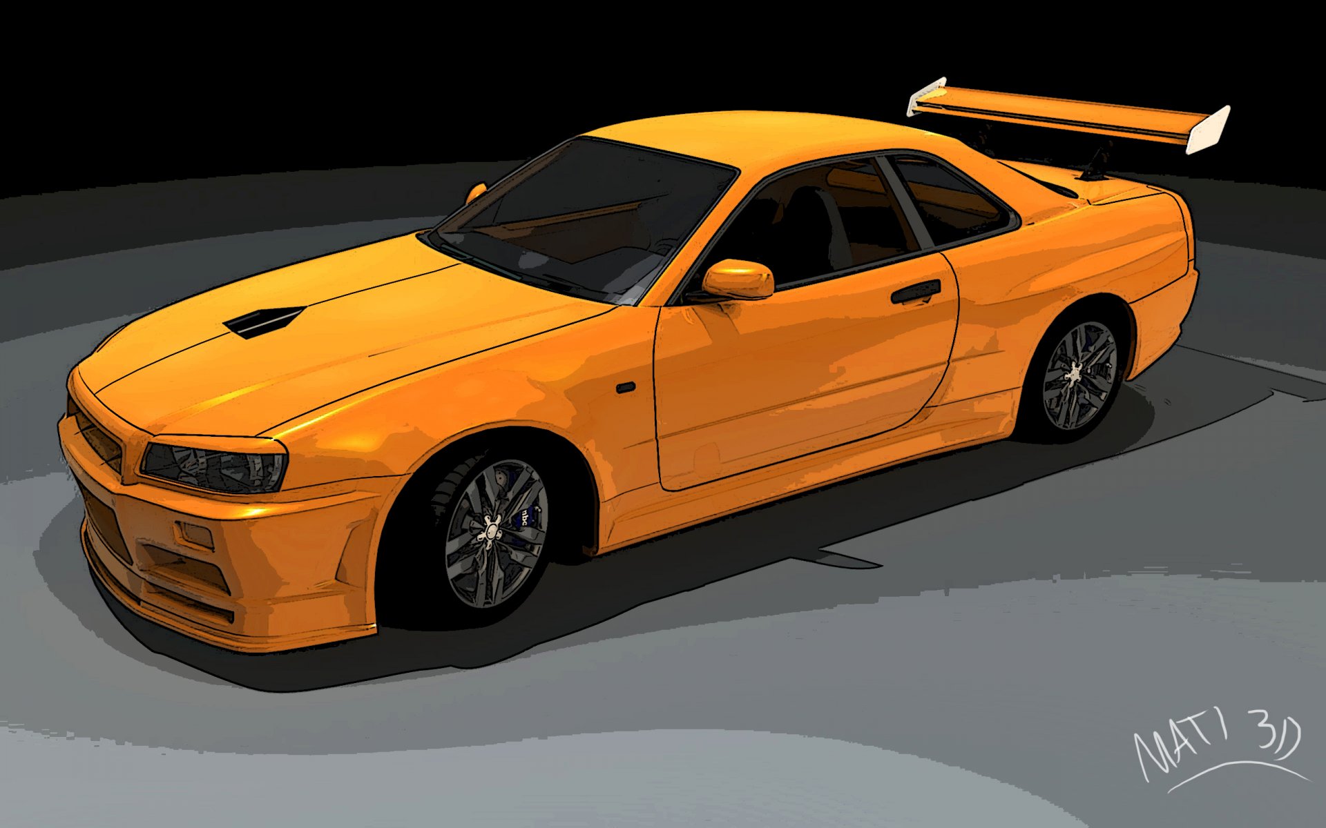 Nissan skyline игрушка