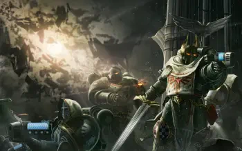 Download Chaos Space Marine Video Game Warhammer 40k HD Wallpaper, حجم الصورة 350x219