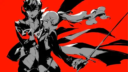 Persona 5 Royal Joker (Persona) Kasumi Yoshizawa HD Desktop Wallpaper | Background Image