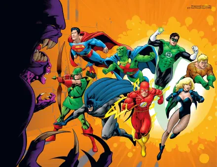 JLA: Year One Comic HD Desktop Wallpaper | Background Image