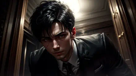 Anime man mafia Officers official HD Desktop Wallpaper | Background Image