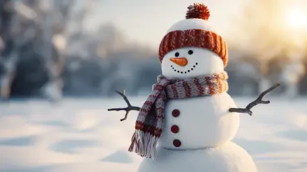 snowman HD Desktop Wallpaper | Background Image