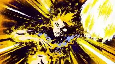 Anime-inspired HD desktop wallpaper featuring Bachira Meguru from Blue Lock, showcasing dynamic colors and an energetic design that captures the character's intensity.