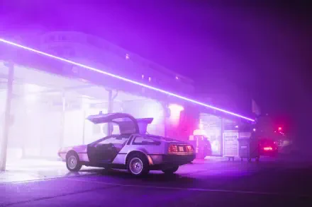DMC DeLorean car HD Desktop Wallpaper | Background Image