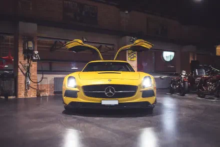 Mercedes-Benz SLS AMG car HD Desktop Wallpaper | Background Image