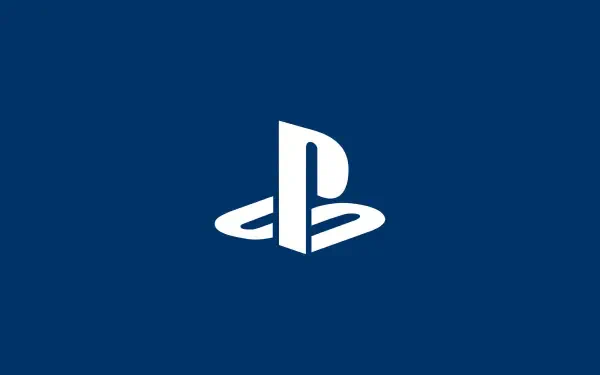 PlayStation logo blue minimalist minimalist blue HD Desktop Wallpaper | Background Image