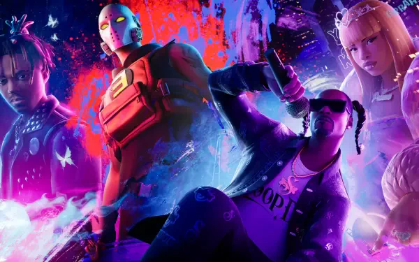 Fortnite Juice Wrld Eminem Snoop Dogg Ice Spice HD Desktop Wallpaper | Background Image