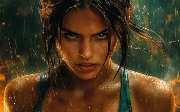 Lara Croft Tomb Raider fan art HD Desktop Wallpaper | Background Image
