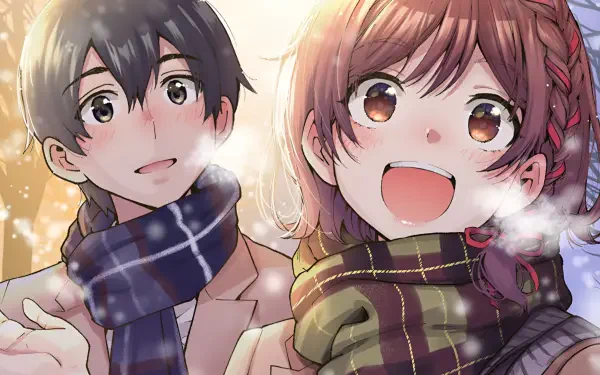 Anime I'm Getting Married to a Girl I Hate in My Class Saito Houjou Akane Sakuramori HD Desktop Wallpaper | Background Image