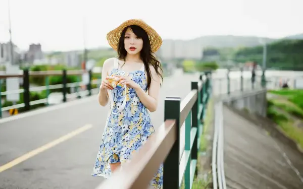 asian woman model cute HD Desktop Wallpaper | Background Image