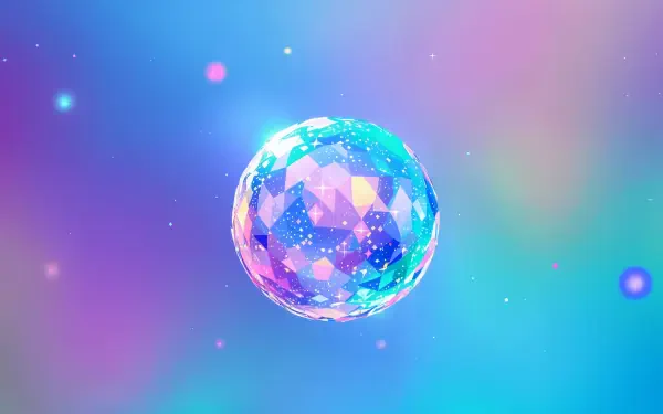 bauble crystal Abstract colorful geometric HD Desktop Wallpaper | Background Image