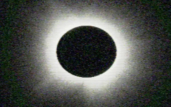 eclipse monochrome TV cursed Void HD Desktop Wallpaper | Background Image