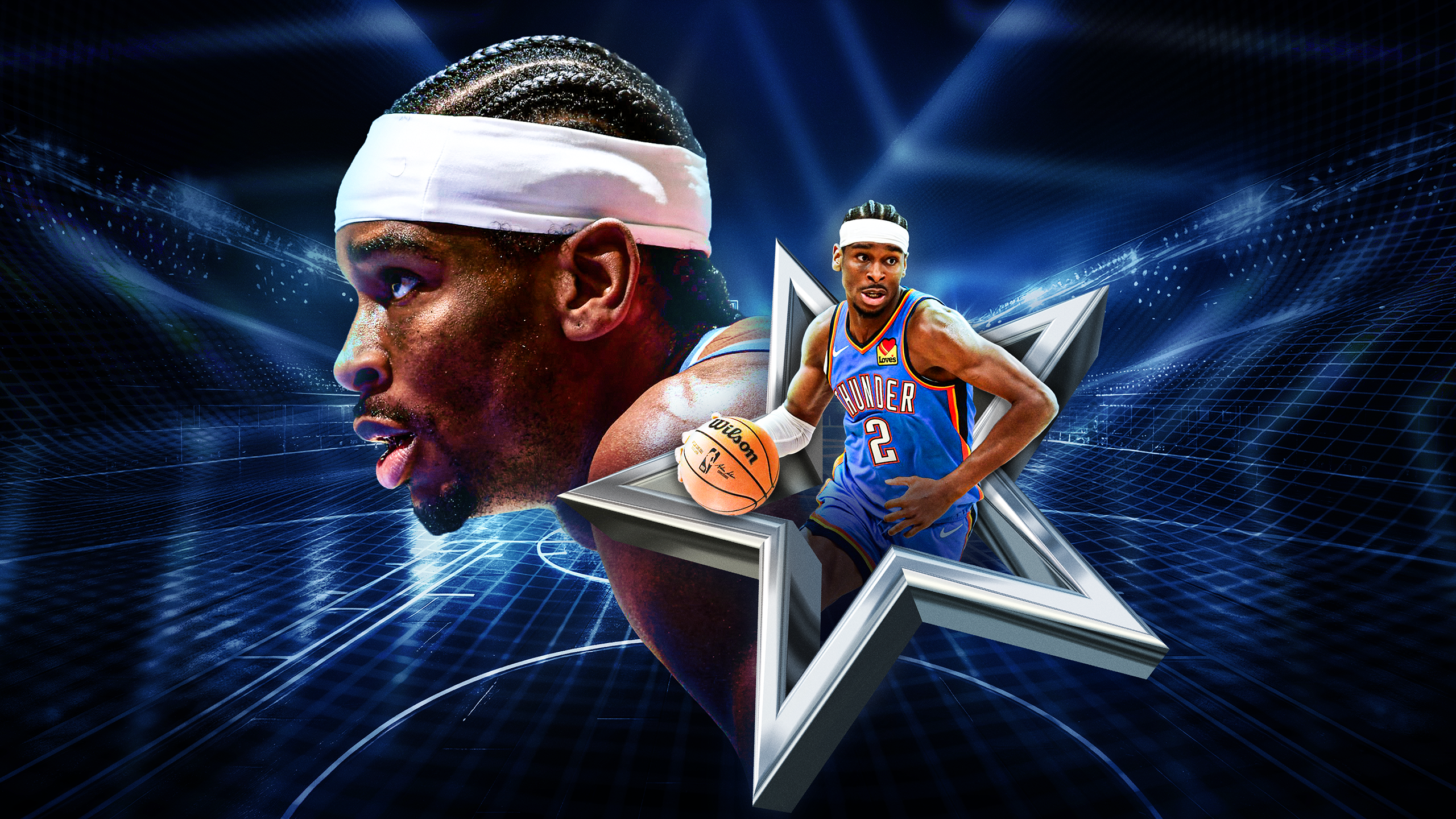 Shai Gilgeous-Alexander NBA 2K25 HD Wallpaper