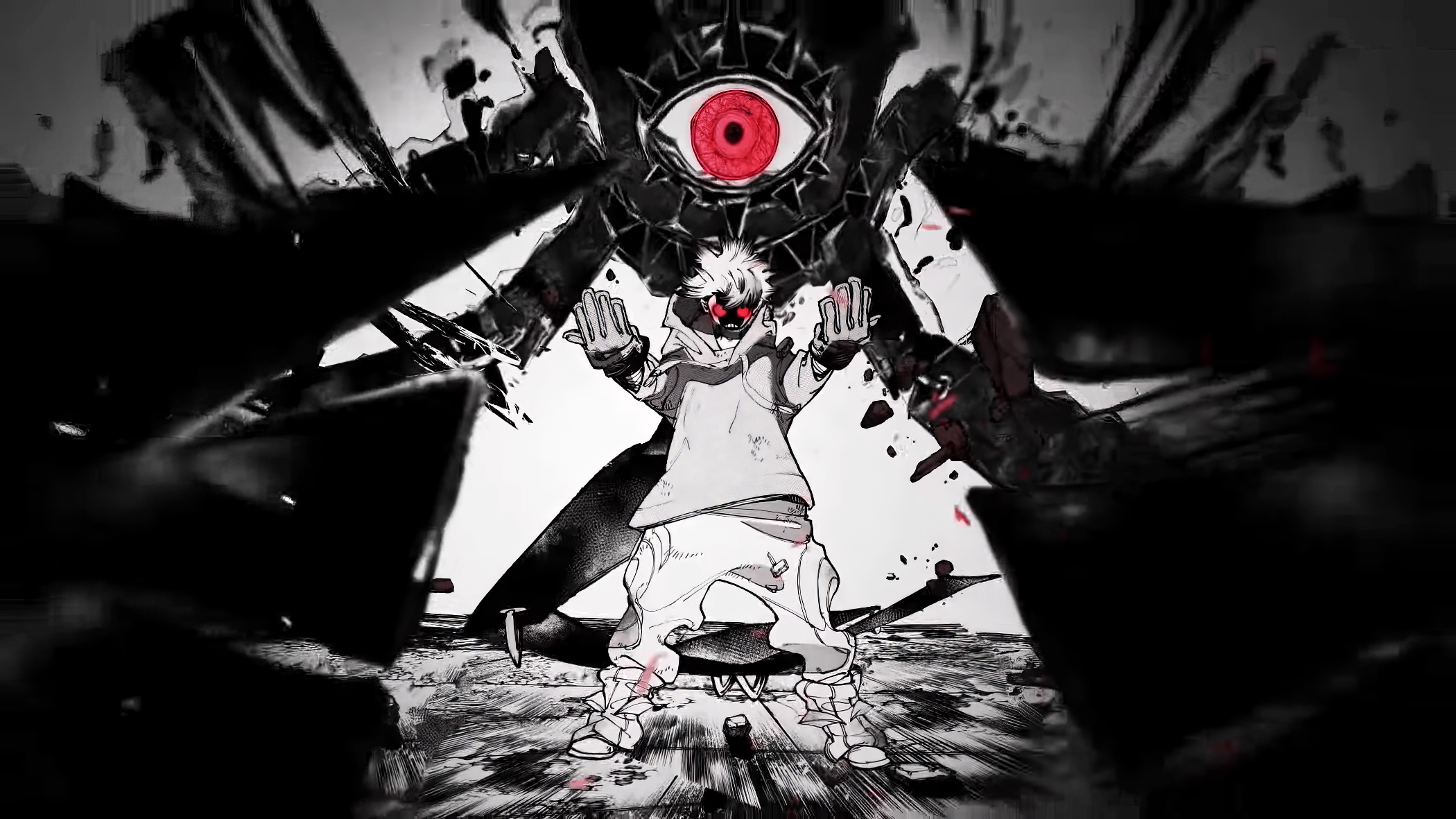 Gachiakuta Anime HD Wallpaper: Dark Eye Unleashed