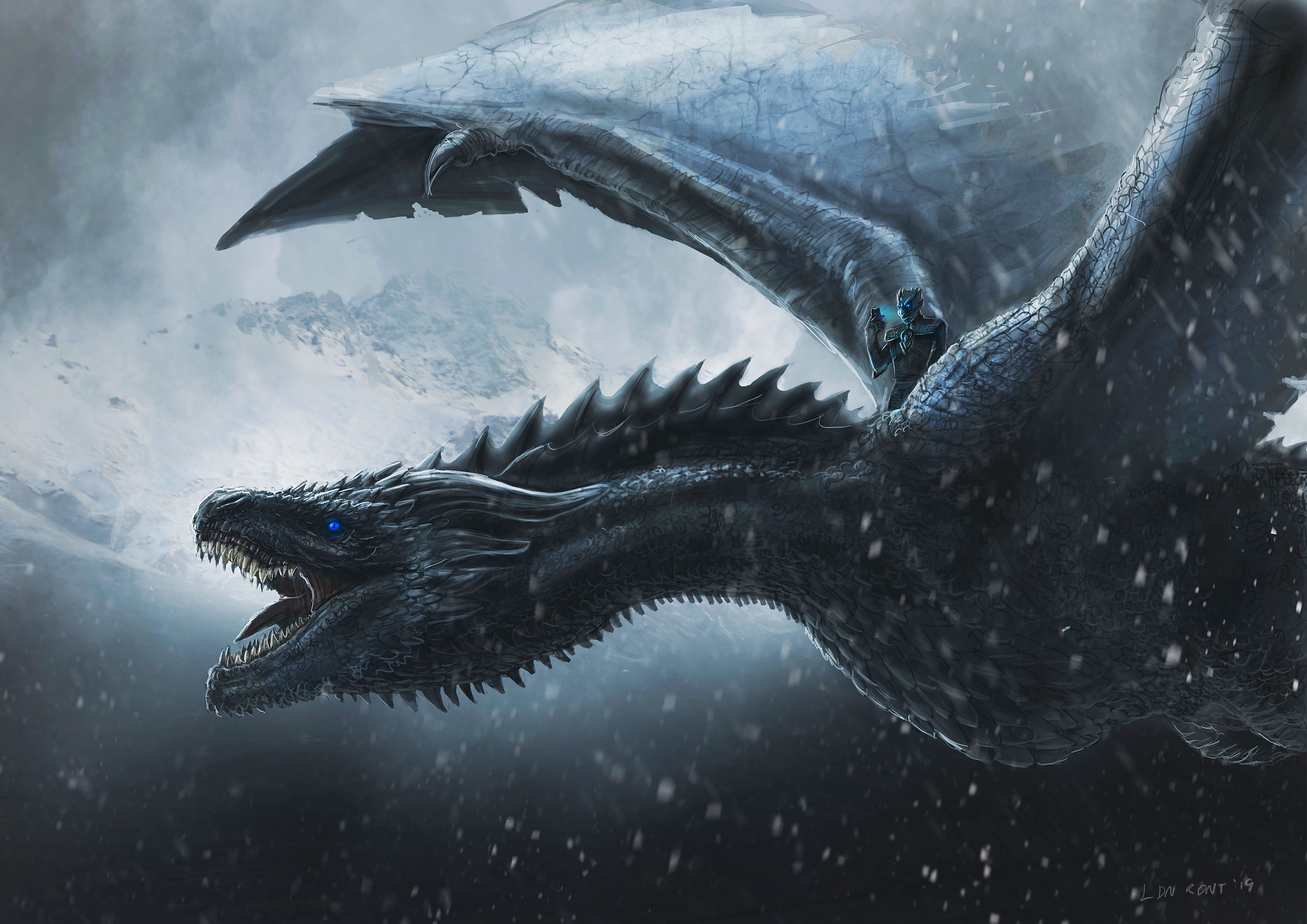 Ice Fire Dragon Game Of Thrones 8k Hd Tv Shows 4k Wallpapers Images