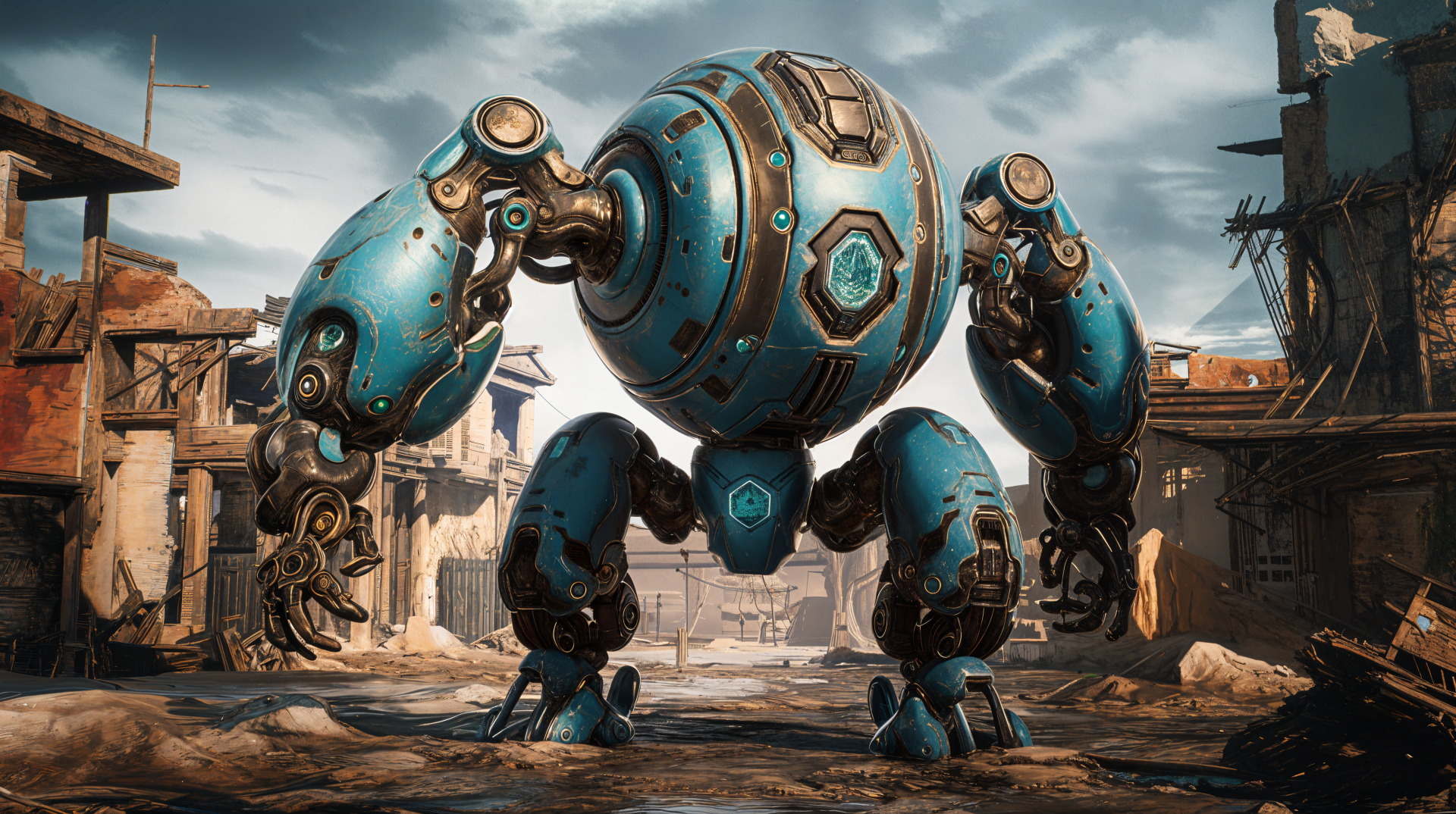 Stunning 4K Ultra HD Wallpaper of a Futuristic Robot by QuantumCurator ...