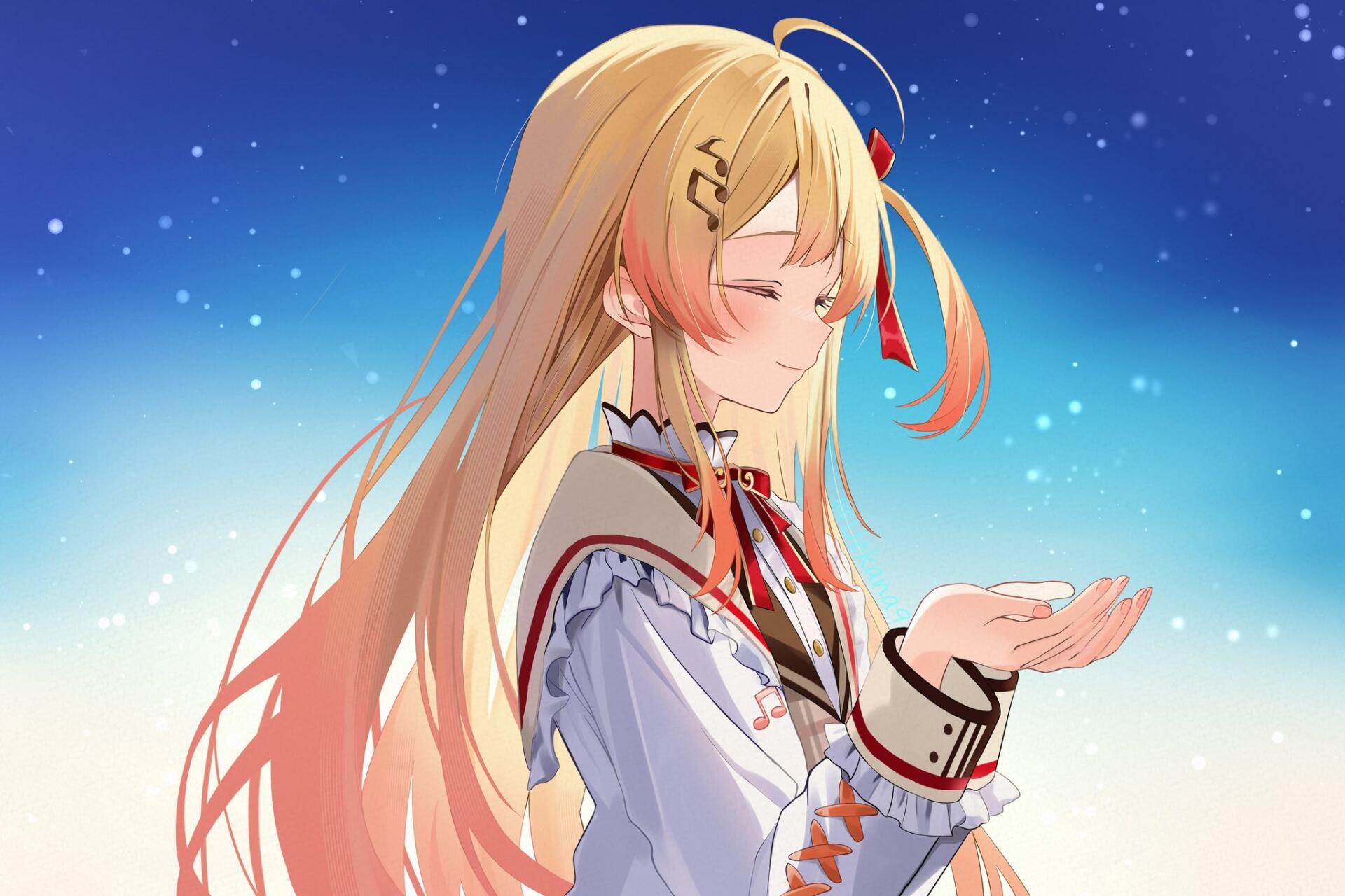 Download Otonose Kanade Virtual Youtuber Girl Anime Anime Girl HD Wallpaper by UeKana9