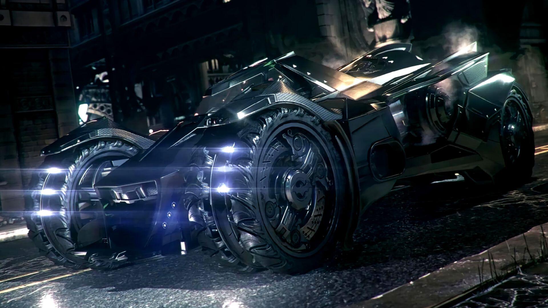 Download Barman Arkham Knight (DC Comics) Batmobile HD Wallpaper
