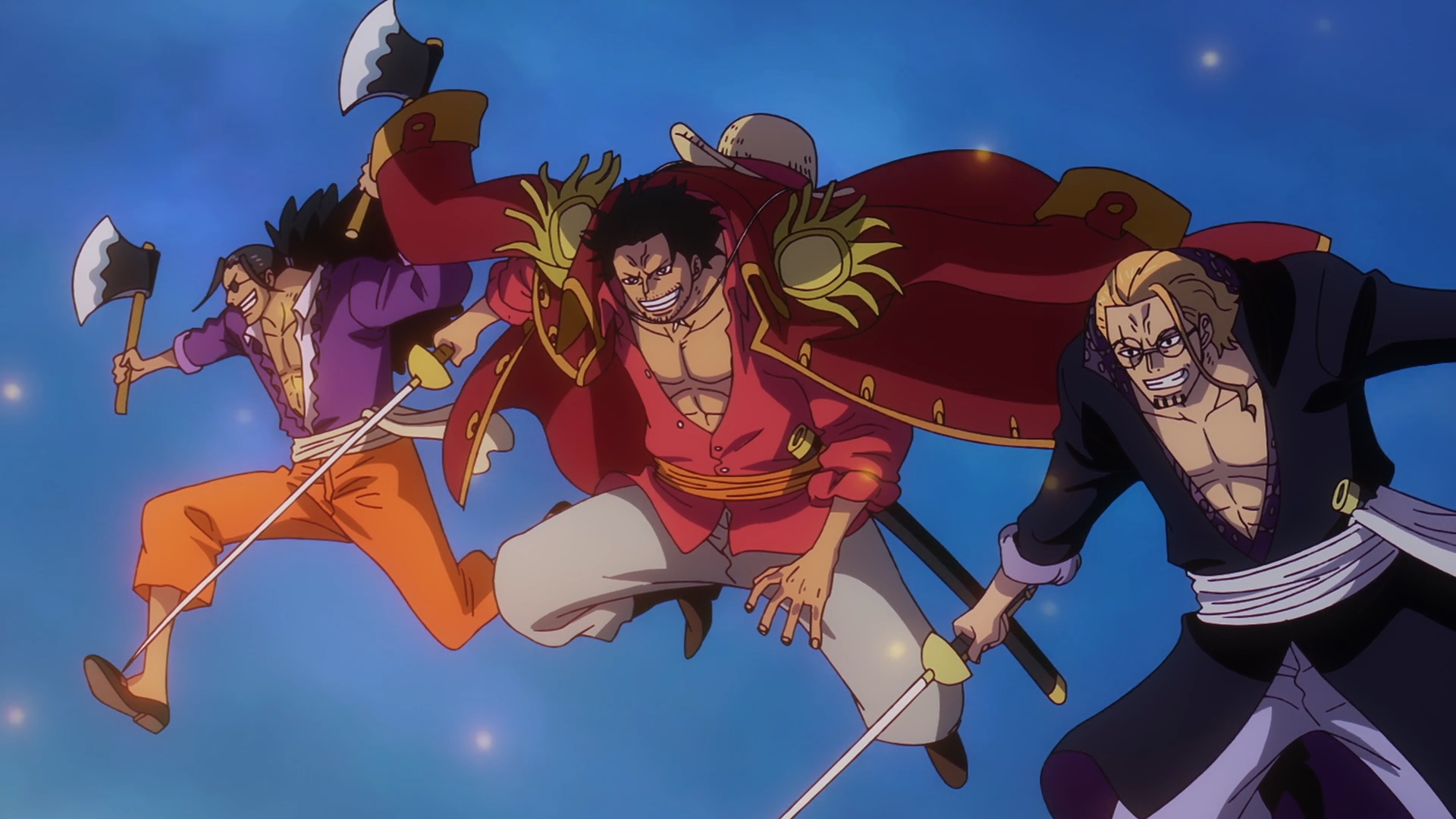 Download Anime One Piece Gol D Roger Silvers Rayleigh Scopper Gaban HD 