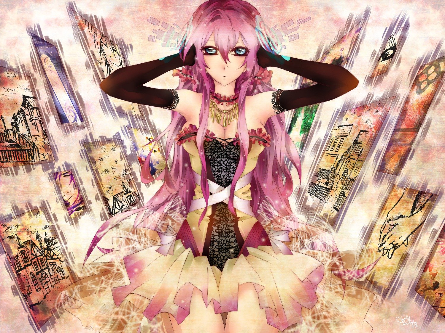 Download Luka Megurine Anime Vocaloid Wallpaper