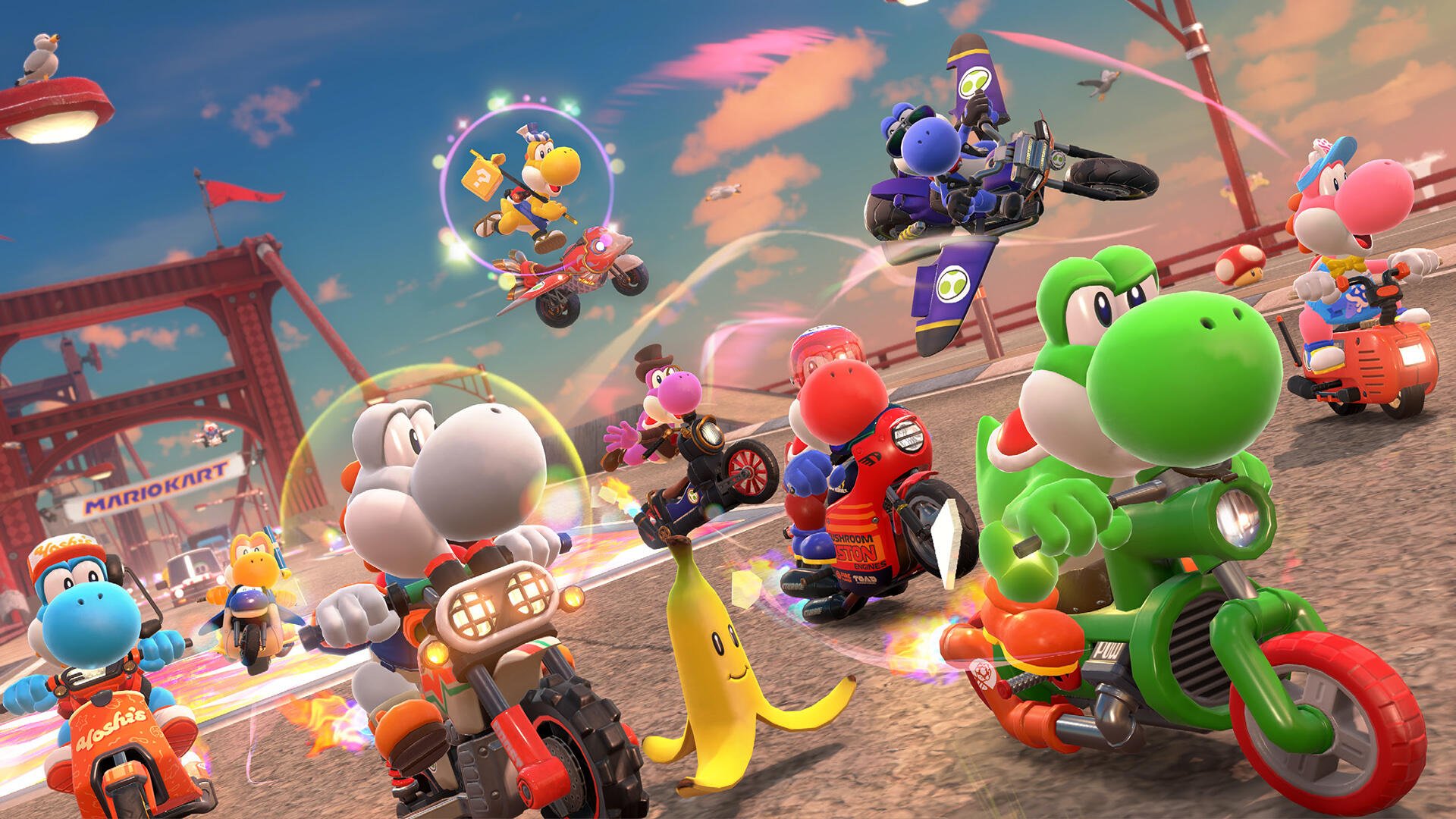 Download Mario Kart World HD Wallpaper