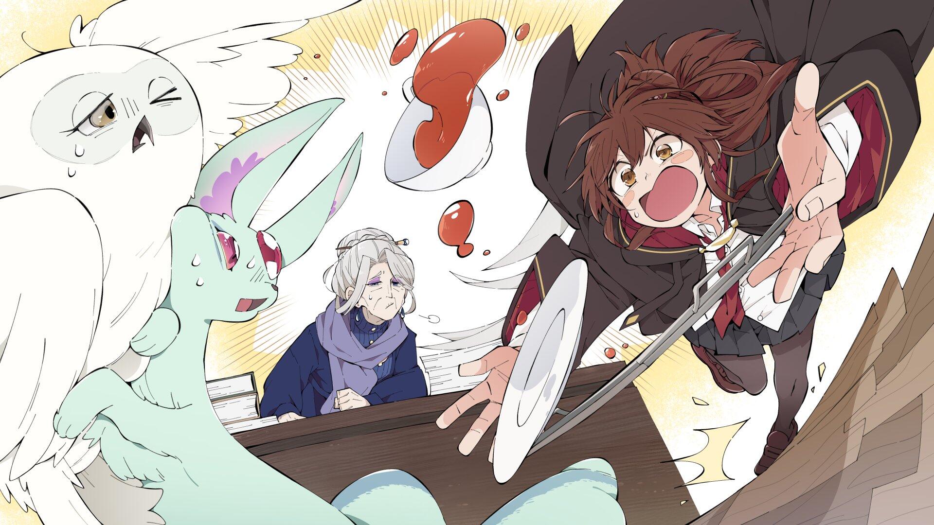 Download Anime Once Upon A Witch's Death HD Wallpaper