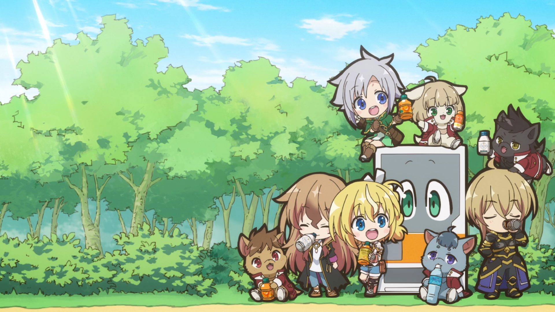 Download Anime Reborn As A Vending Machine I Now Wander The Dungeon HD Wallpaper