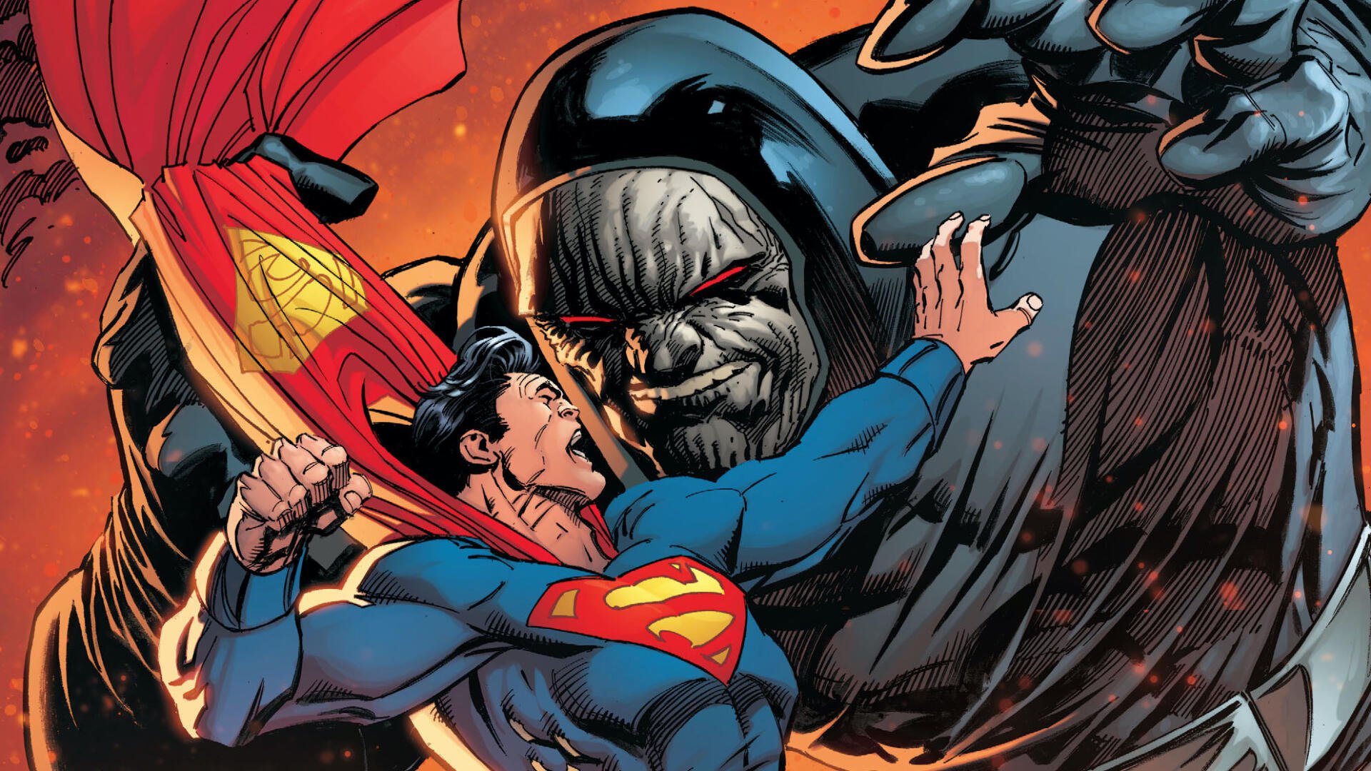 Download Superman: Up In The Sky HD Wallpaper by Andy Kubert