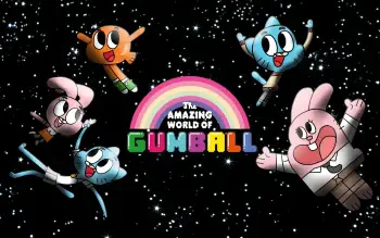 The Amazing World of Gumball HD Wallpaper Featuring Gumball and Family
