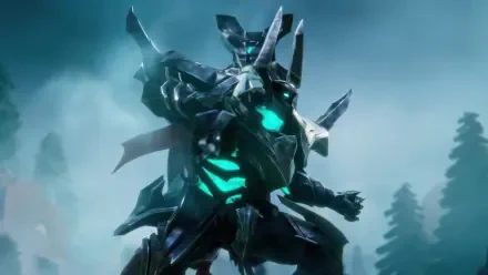A striking 4K Ultra HD wallpaper featuring Mordekaiser from League of Legends: Wild Rift, showcasing his imposing armor and glowing accents amidst a mystical backdrop.
