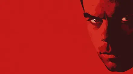 High-definition wallpaper featuring a close-up of Michael C. Hall as Dexter, set against a bold red background, capturing the show's intense and dramatic essence.