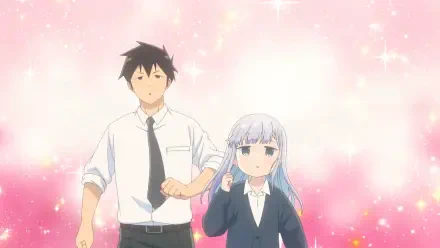 Anime Aharen-san Is Indecipherable Reina Aharen Raidou Matsuboshi HD Desktop Wallpaper | Background Image