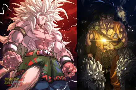 Anime Dragon Ball AF Yamcha (Dragon Ball) Goku Super Saiyan 5 HD Desktop Wallpaper | Background Image