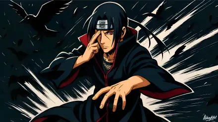 Anime Naruto Akatsuki (Naruto) Itachi Uchiha HD Desktop Wallpaper | Background Image