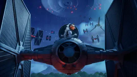 video game Fortnite Star Wars TIE Fighter HD Desktop Wallpaper | Background Image
