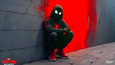Marvel Studios Miles Morales spider man superhero HD Desktop Wallpaper | Background Image