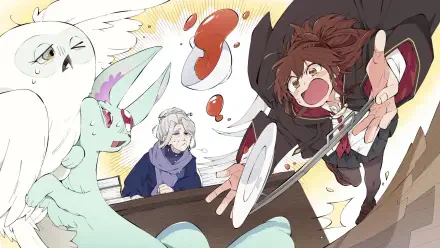 Anime Once Upon a Witch's Death HD Desktop Wallpaper | Background Image