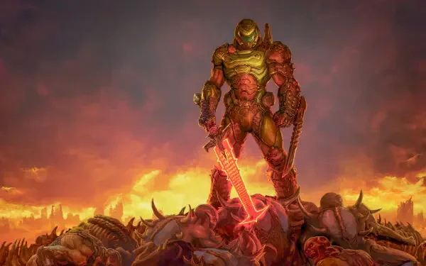 DOOM Eternal HD Desktop Wallpaper | Background Image