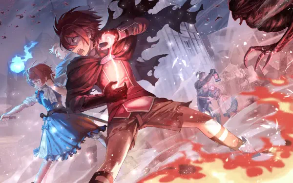 Anime Magic Maker: Isekai Mahou no Tsukurikata HD Desktop Wallpaper | Background Image