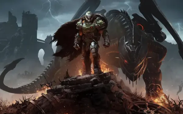 DOOM: The Dark Ages HD Desktop Wallpaper | Background Image