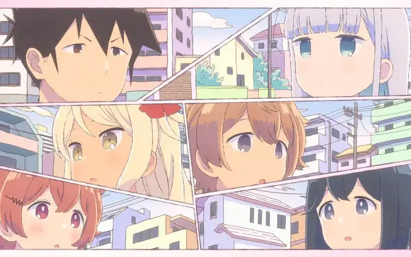 Anime Aharen-san Is Indecipherable HD Desktop Wallpaper | Background Image