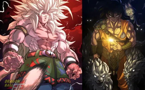 Anime Dragon Ball AF Yamcha (Dragon Ball) Goku Super Saiyan 5 HD Desktop Wallpaper | Background Image