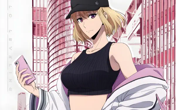 Anime Solo Leveling Cha Hae-in HD Desktop Wallpaper | Background Image