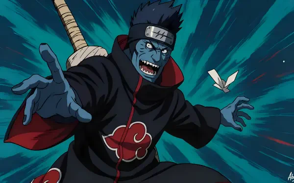 Anime Naruto Akatsuki (Naruto) Kisame Hoshigaki HD Desktop Wallpaper | Background Image