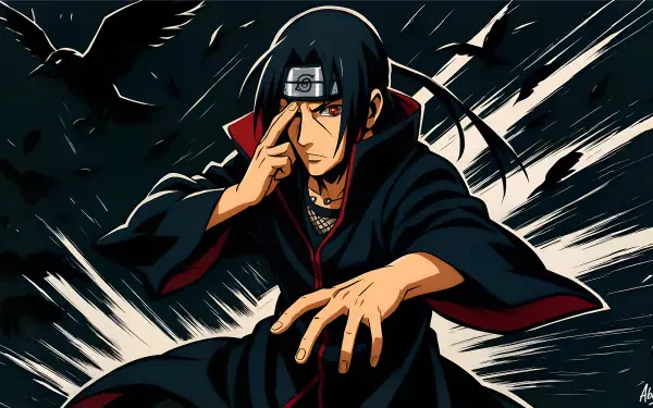 Anime Naruto Akatsuki (Naruto) Itachi Uchiha HD Desktop Wallpaper | Background Image