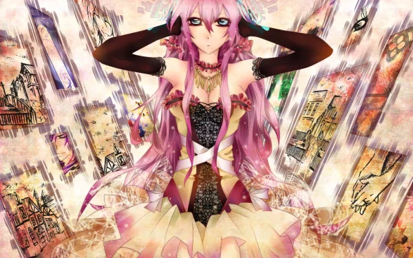 Luka Megurine Anime Vocaloid HD Desktop Wallpaper | Background Image