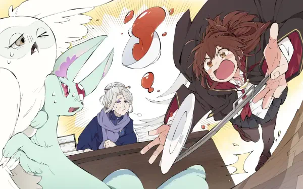 Anime Once Upon a Witch's Death HD Desktop Wallpaper | Background Image