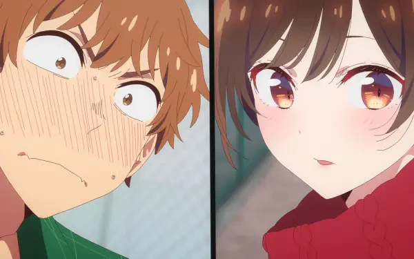 Anime Rent-A-Girlfriend Chizuru Ichinose Kazuya Kinoshita HD Desktop Wallpaper | Background Image